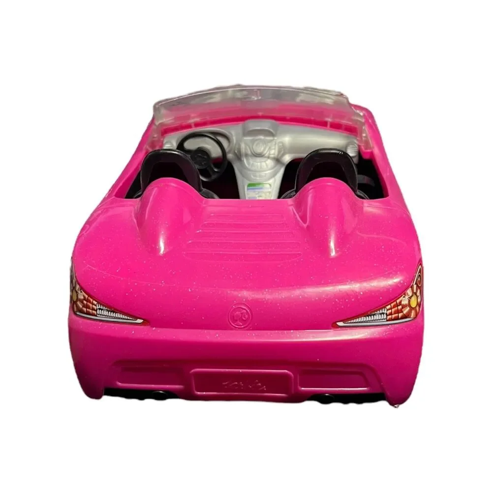 Mattel Barbie Convertible Pink Cars Glam Cruiser 2016/2013 Size 13” (2 Cars)